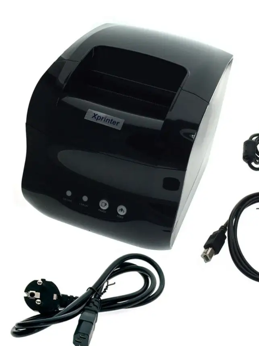 Термальный принтер этикеток Xprinter XP-365B+BL